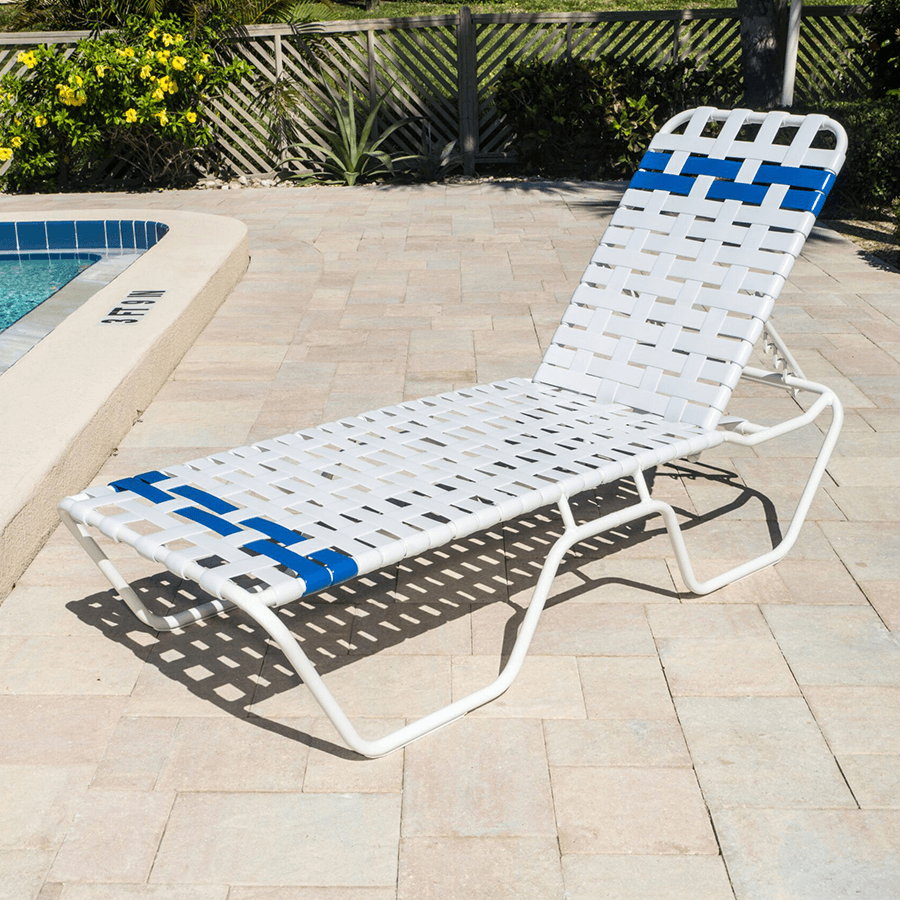 Vinyl Strap Lounge Chairs