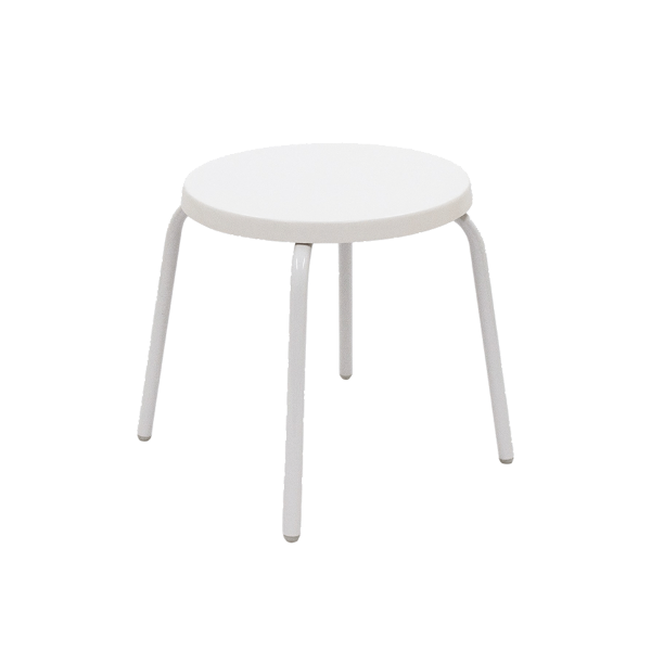F18 - St. Maarten II Straight RoundFiberglass Side Patio Table - 18"