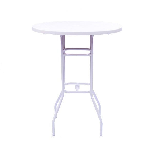 FBH36 - St. Maarten II Fiberglass Round Bar Height Patio Table - 36" or 42"
