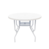FL36 - St. Maarten II Fiberglass Round Dining Patio Table with Supports - 36"