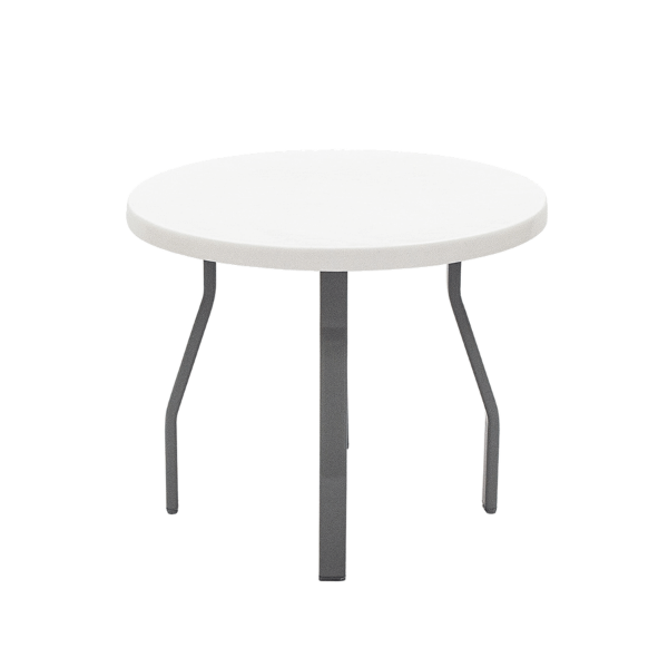 FR20-2 - 20" Round Resort Angled Fiberglass Side Table