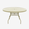 PTC48 - St. Maarten II Punched Round Aluminum Patio Dining Table - 48"