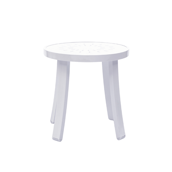 PTD18 - 18" Round Dockside Acrylic Cocktail Side Table - 9 lbs. 
