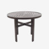 PTD36 - Round Dockside Punched Aluminum Patio Dining Table - 36"