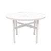 PTD42 - Round Dockside Punched Aluminum Patio Dining Table - 42"