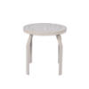 PTR18 - Resort Straight Round Punched Aluminum Poolside Cocktail Table -18" or 24" 
