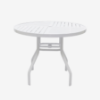 PTR36 - Resort Round Punch Aluminum Dining Table - 36"