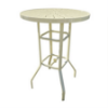 PTRBH30 - 30" Round Resort Punched Aluminum Patio Bar Height Table - 32 lbs.