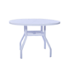PTW36 - Waterfront Round Punched Aluminum Dining Patio Table - 36"