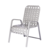 R50B - Resort Stackable Crossweave Vinyl Strap Patio Dining Chair - 13 lbs. 