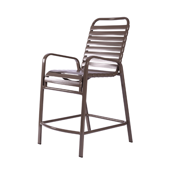 R70 - Resort Vinyl Strap Patio Counter Chair - 13 lbs.