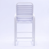 R75 - Resort Vinyl Strap Patio Bar Chair - Back