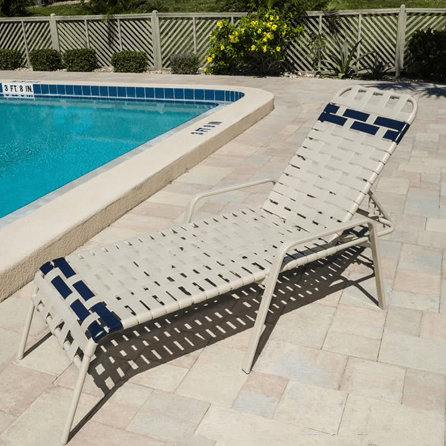 Vinyl Strap Lounge Chairs