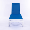 SC160 - St. Maarten II Elevated Stackable Sling Chaise Lounge with 16" Seat Height - Lifestyle