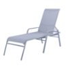 SCR165 - Resort Elevated Stackable Sling Chaise Lounge with Arms and 16" Seat Height - 20 lbs.