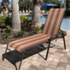 	SCR165 - Resort Elevated Stackable Sling Chaise Lounge with Arms and 16" Seat Height - Lifestyle