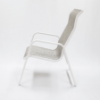 SR65 - Resort Stackable Patio High Back Sling Dining Chair - Side