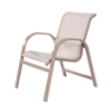 SW50 - Waterfront Stackable Sling Dining Patio Chair - 12 lbs.