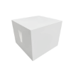 Luxury Fiberglass Reinforced Concrete Cube Side Table