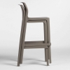 	Net Fiberglass Resin Barstool - Stacking