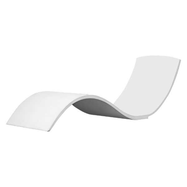 	Concrete Curve Chaise Lounge