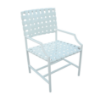 B-50 - Brazil Basketweave Vinyl Strap Poolside Dining Chair