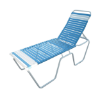 C-152 - Classic Senior Vinyl Strap Chaise Lounge - 19" Seat Height