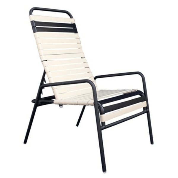 C-90 - Classic Vinyl Strap Patio Recliner - 15 lbs.