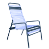 C-90 - Classic Vinyl Strap Patio Recliner