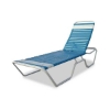 C-15014 - Classic Vinyl Strap Hotel Chaise Lounge - 14" Seat Height 2 