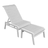 D-90 - Deville Sling Patio Recliner with Ottoman