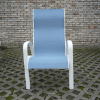 E-51 - Eclipse Sling High Back Dining Patio Chair - Lifestyle Front