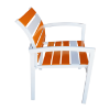 MC-50EZ - Micamy EZ Vinyl Strap Dining Patio Chair - Side