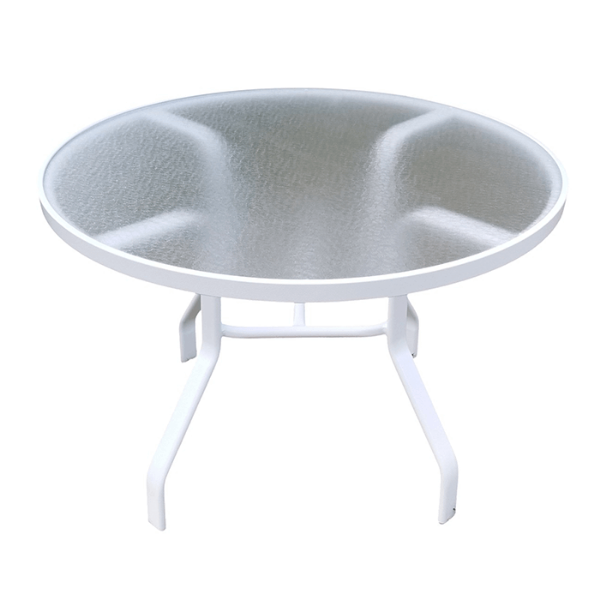 E-36A - Round Acrylic Eclipse Dining Table for Patios