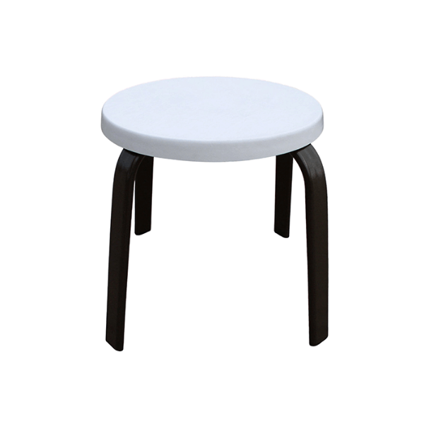 E-18F - Round Fiberglass Eclipse Side Table for Patios