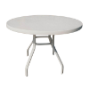 R-42F - Round Fiberglass Regal Dining Patio Table with Aluminum Frame