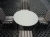 R-36F - Round Fiberglass Regal Dining Patio Table with Aluminum Frame - Lifestyle