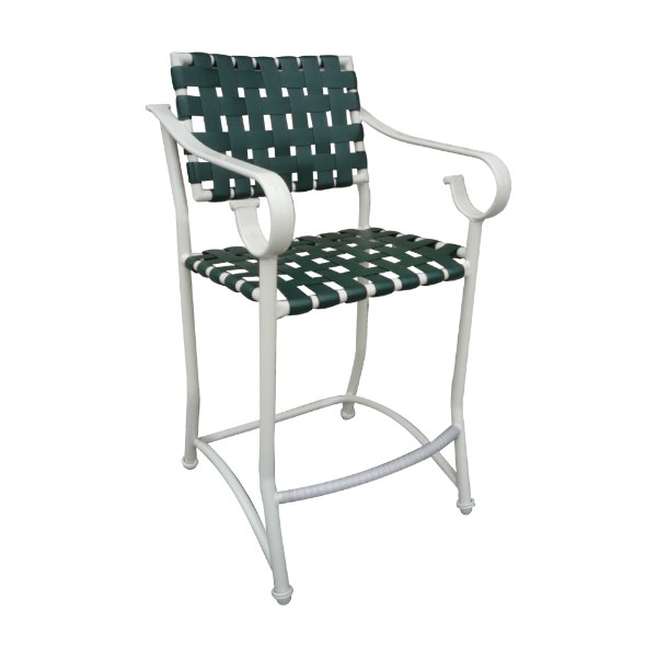 S-75C - Sierra Crossweave Vinyl Strap Barchair