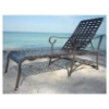 S-150C - Sierra Crossweave Vinyl Strap Chaise Lounge with Arms - 16" Seat Height - Lifestyle2