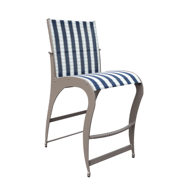 SK-75 - Siesta Key Sling Outdoor Patio Barchair with Solid Aluminum Frame