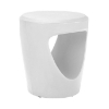 Picture of Radius 16" Hollowed Round Tea Table with Marine Grade Polymer Frame - 10 lbs.
