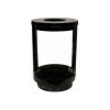 Picture of 55-Gallon Lookout Trash Receptacle with Transparent Panels - 90 lbs.