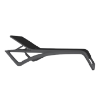 dark grey/grey black - Sky Club Stacking Polypropylene Sling Chaise Lounge - 30.2 lbs. - Quick Ship