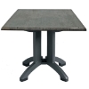 32" Square Toledo Plastic Resin Table - Granite