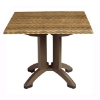 32" Square Toledo Plastic Resin Table - Wicker