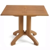 32" Square Toledo Plastic Resin Table - Teak