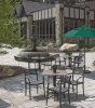 	Vogue Stacking Commercial Plastic Resin Dining Chair - Life Style