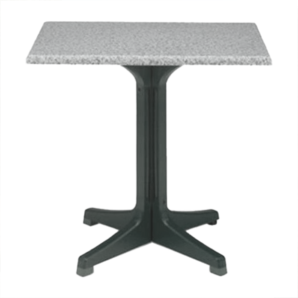24" Melamine Top Dining Table with Pedestal Base