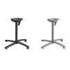 24" Melamine Top Dining Table with Pedestal Base - With Folding Base - Color Options