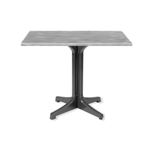 24" x 32" Melamine Top Dining Table with Pedestal Base